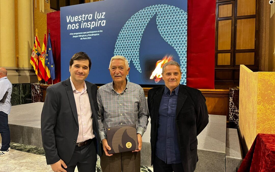 Recepción del Gobierno de Aragón a los olímpicos/paralímpicos de París 2024.