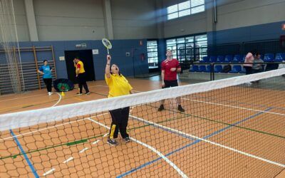 Trofeo aragonés de bádminton inclusivo.